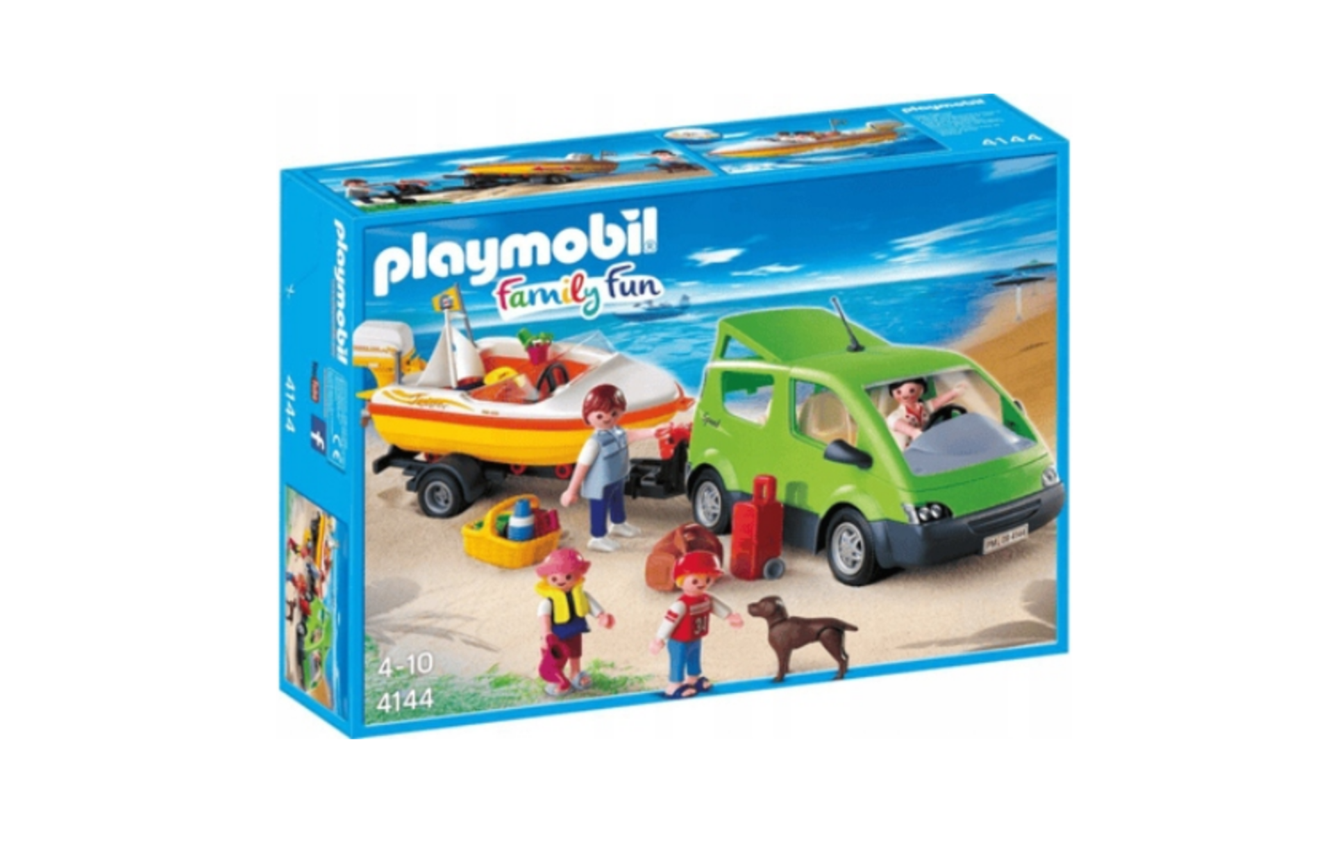 Rodzinny van z przyczepą – Playmobil 4144