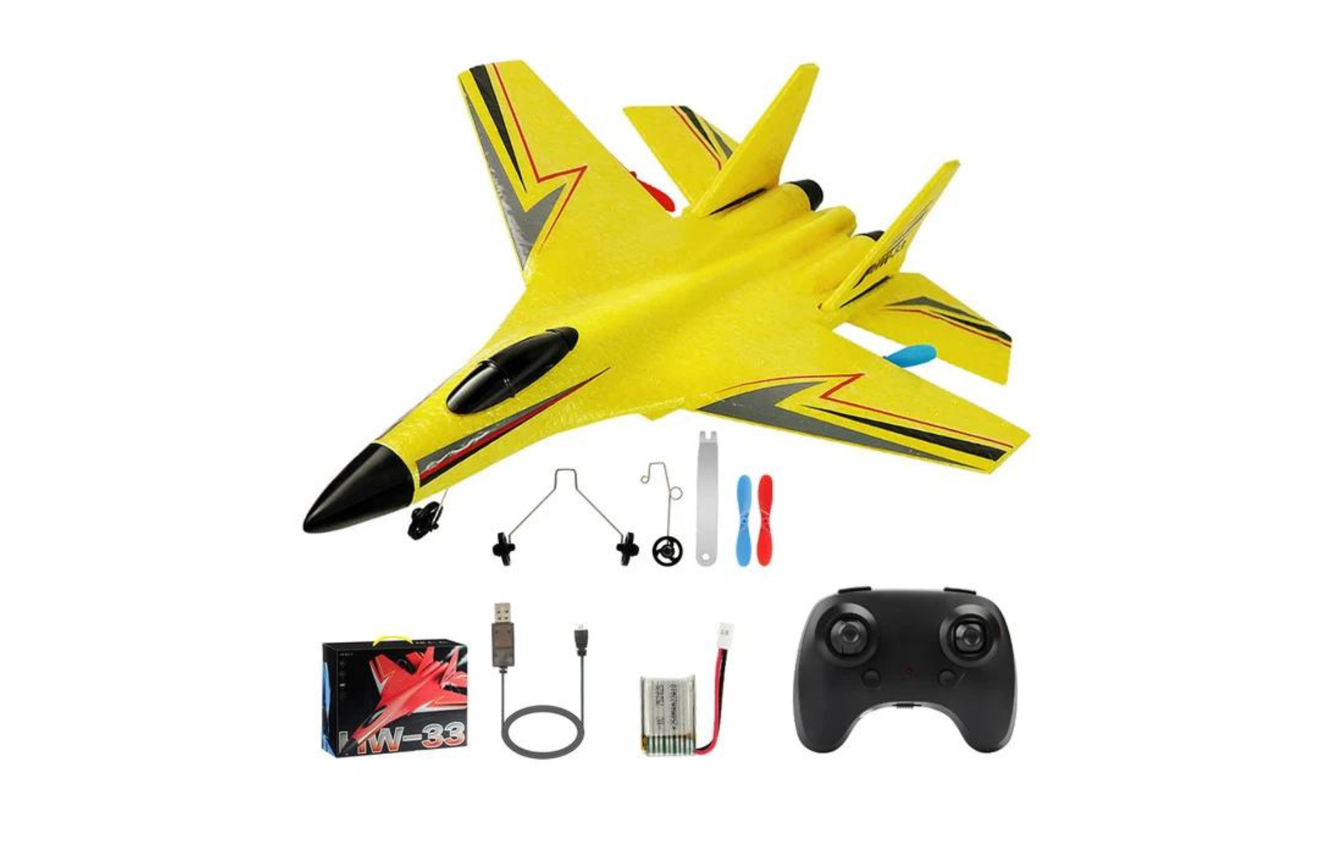 Zdalnie sterowny myśliwiec – dziecioodporny